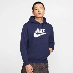 NIKE : Sportswear Club Fleece Pullover Hoodie Navy NWT Men’s Sweatshirt
